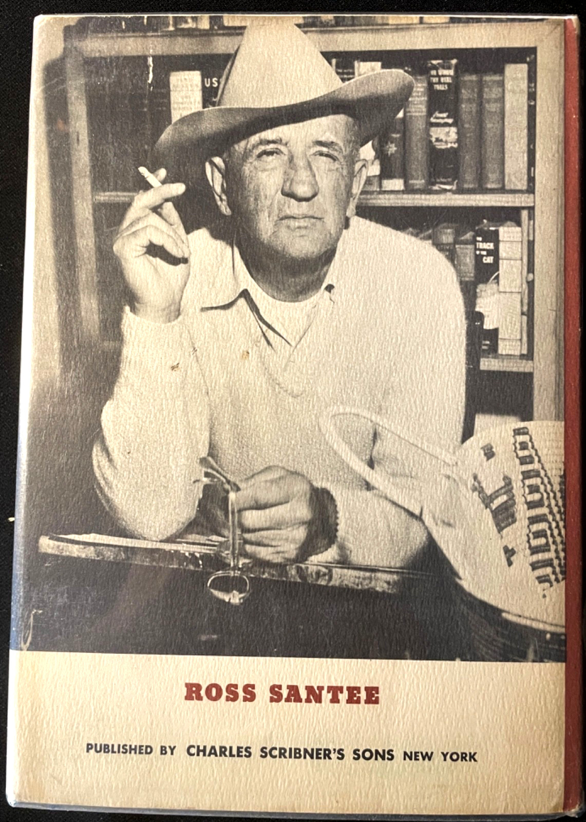 Ross Santee Dog Days First Edition A Scribner 1955 DJ Illus Cowboy Life Western
