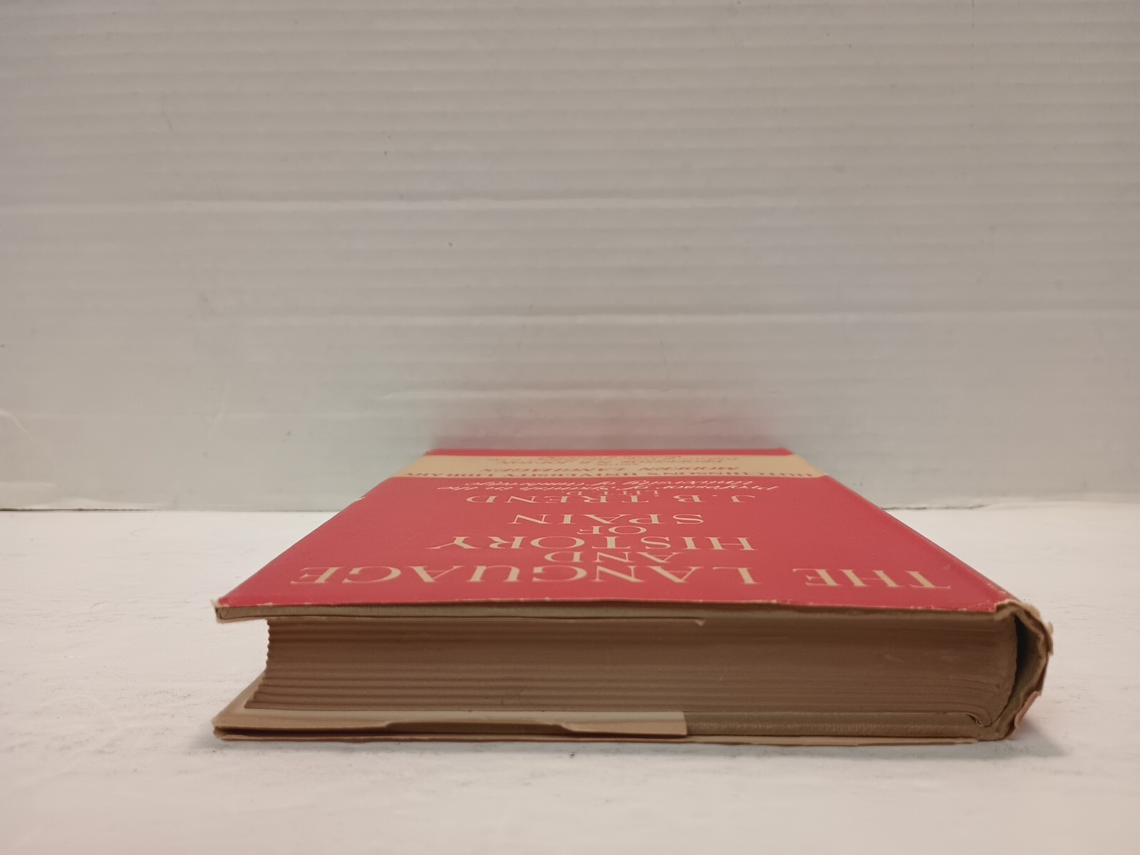THE LANGUAGE AND HISTORY OF SPAIN by J. B. Trend (1953, HC/DJ) * FREE SHIPPING *