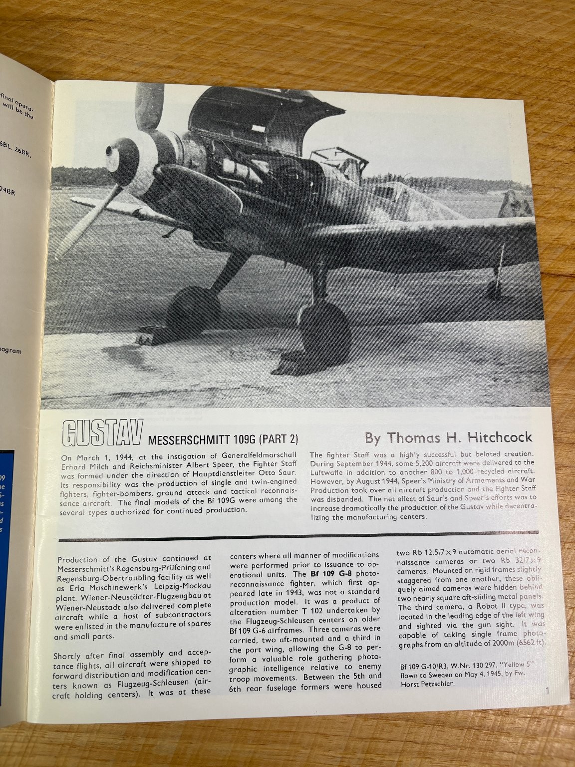 Monogram Close-Up 7 Gustav Messerschmitt 109G Part 2 WW2 German Aviation Plane
