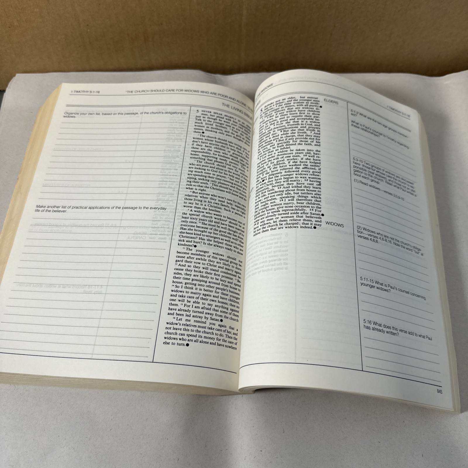 The Layman&rsquo;s Bible Study Notebook by Irving Jensen 1978 Religion Book