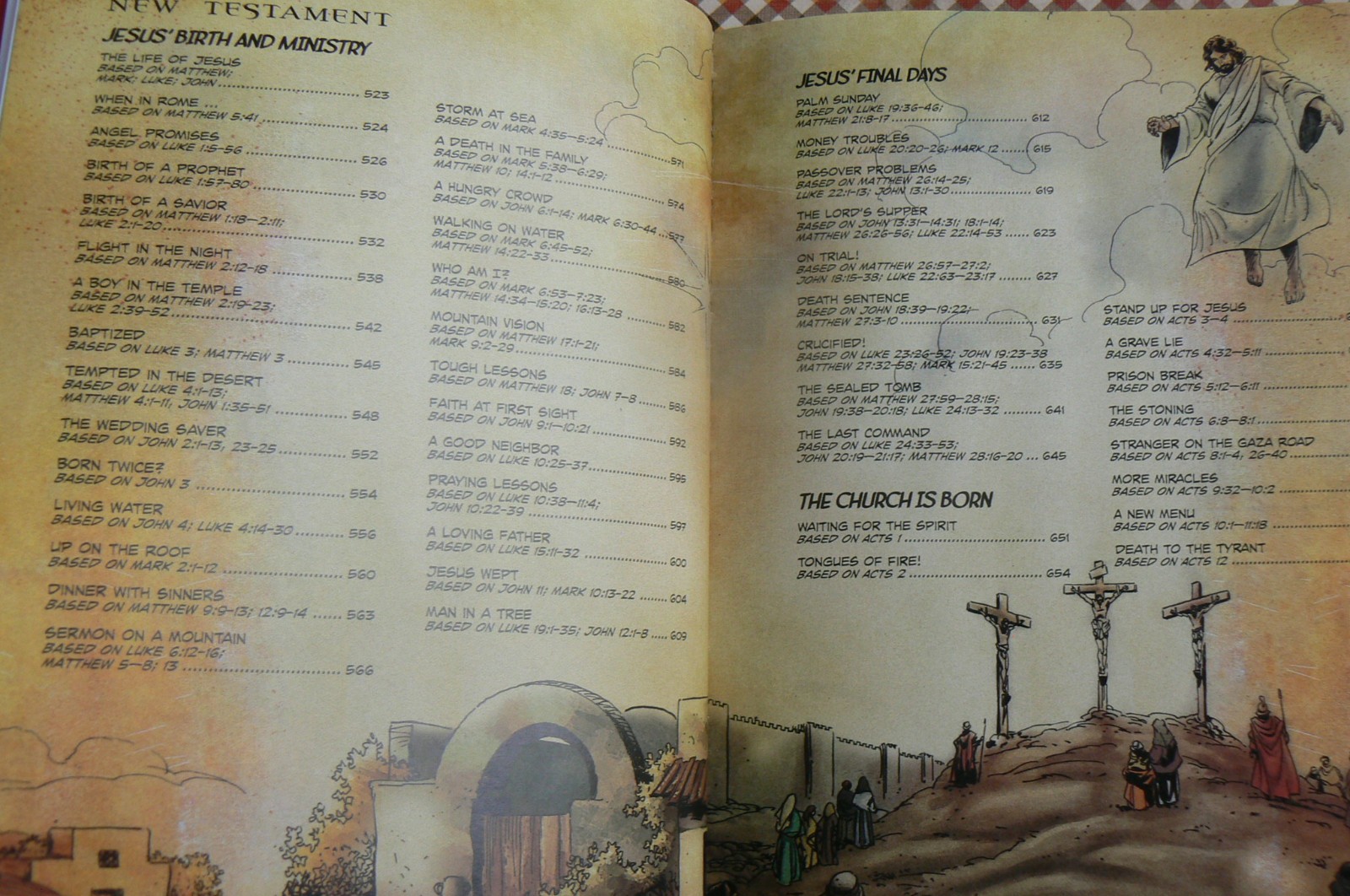 Action Bible,God&rsquo;s Redemptive Story,Graphic Narrative,Sergio Cariello 1st Ed HC