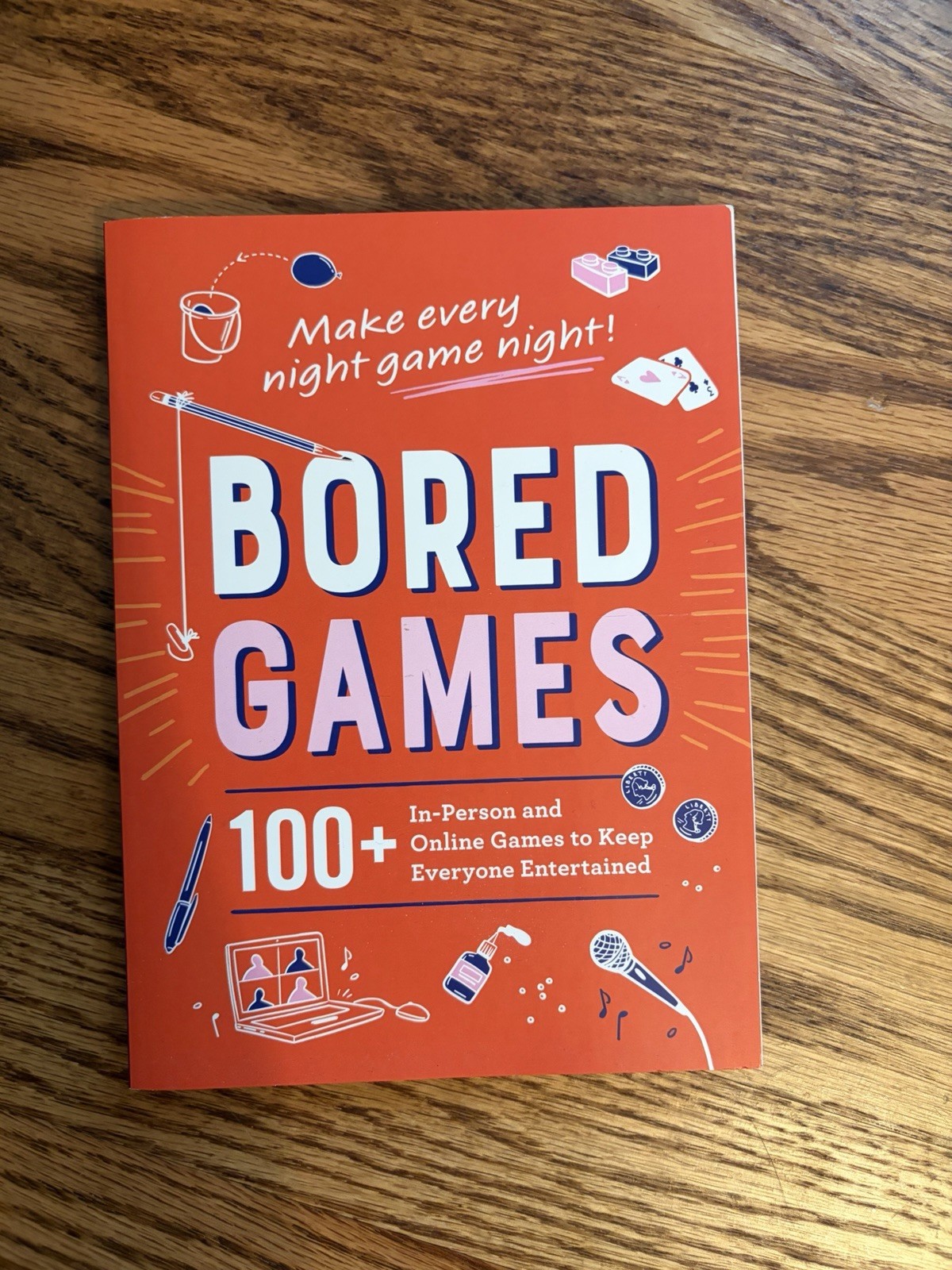 Adams Media Bored Games by Frank Rivera & Priscilla Yuen Paperback Activity Book