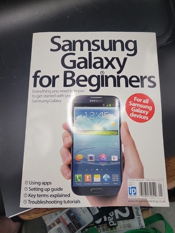 Samsung Galaxy For Beginners Book « Everything You Need To Know » 175Pages LikeNew