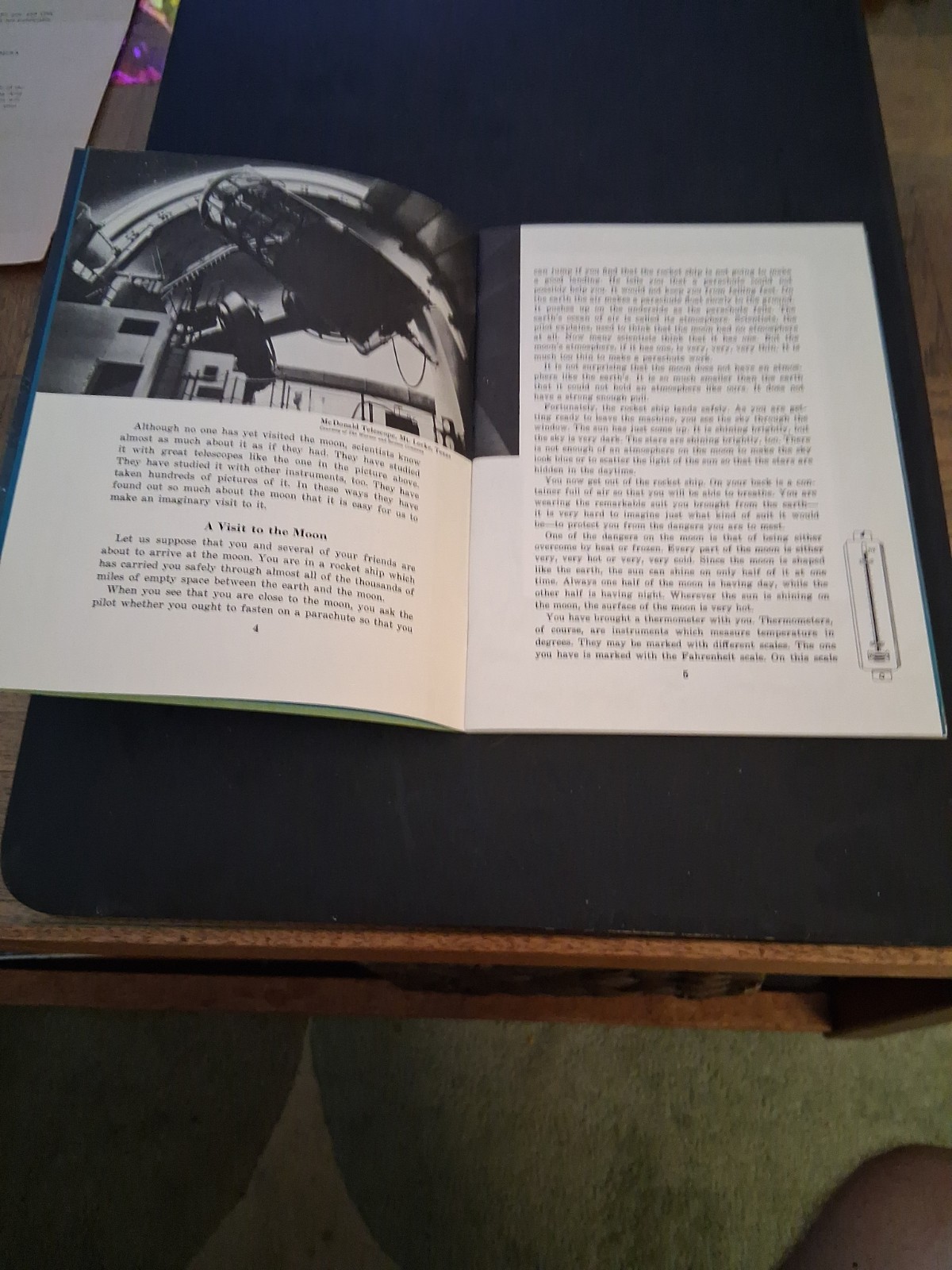 Earth&rsquo;s Nearest Neighbor Moon Book 1966 Edition Bertha Parker Paperback V. G.