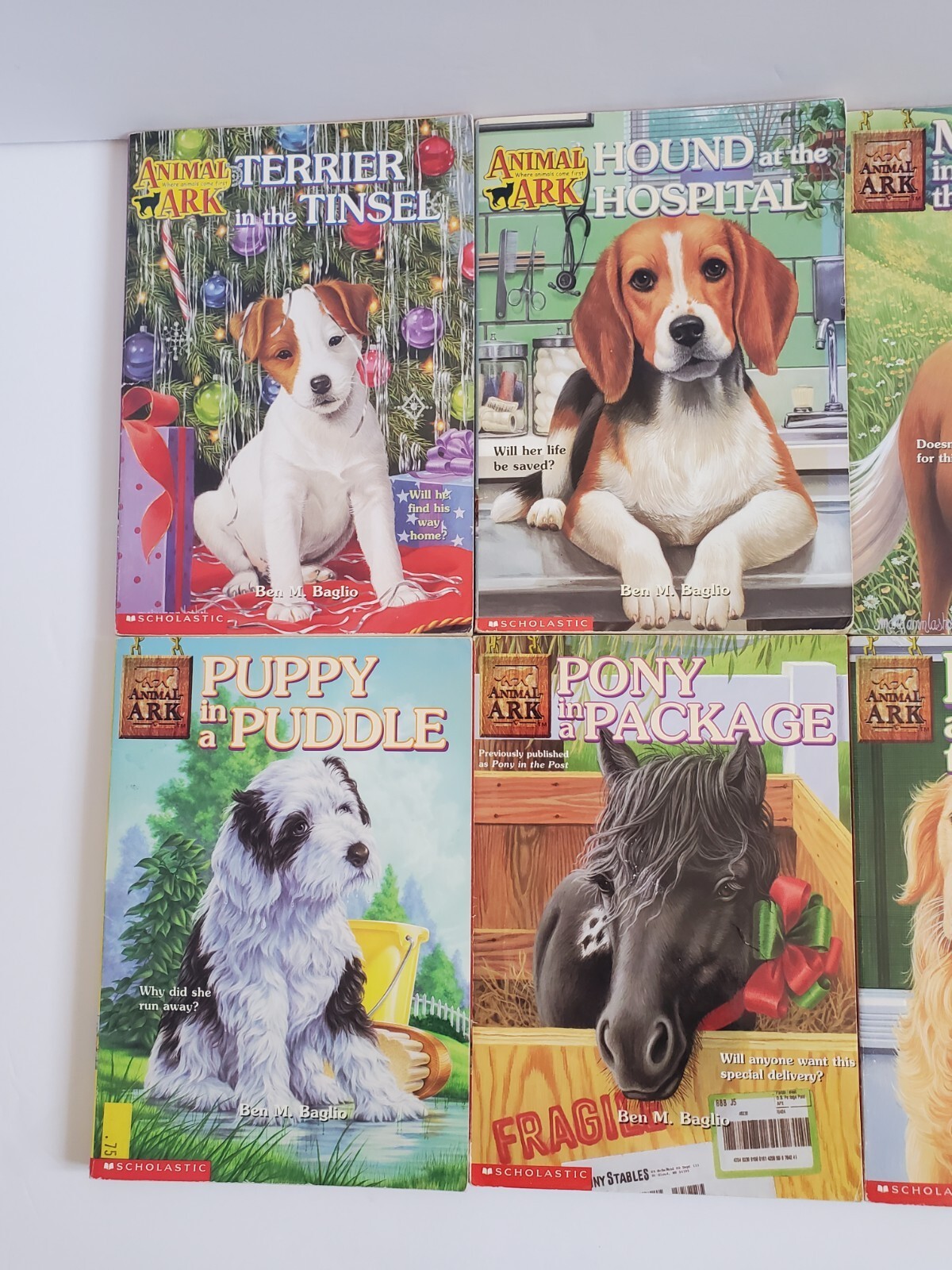 Animal Ark Ben M. Baglio Lot of 12 Children&rsquo;s Chapter Books Paperback