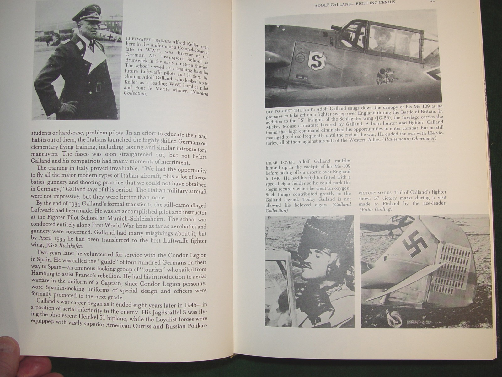 « FIGHTER ACES OF THE LUFTWAFFE » 432 pages Hardcover Illustrated Book