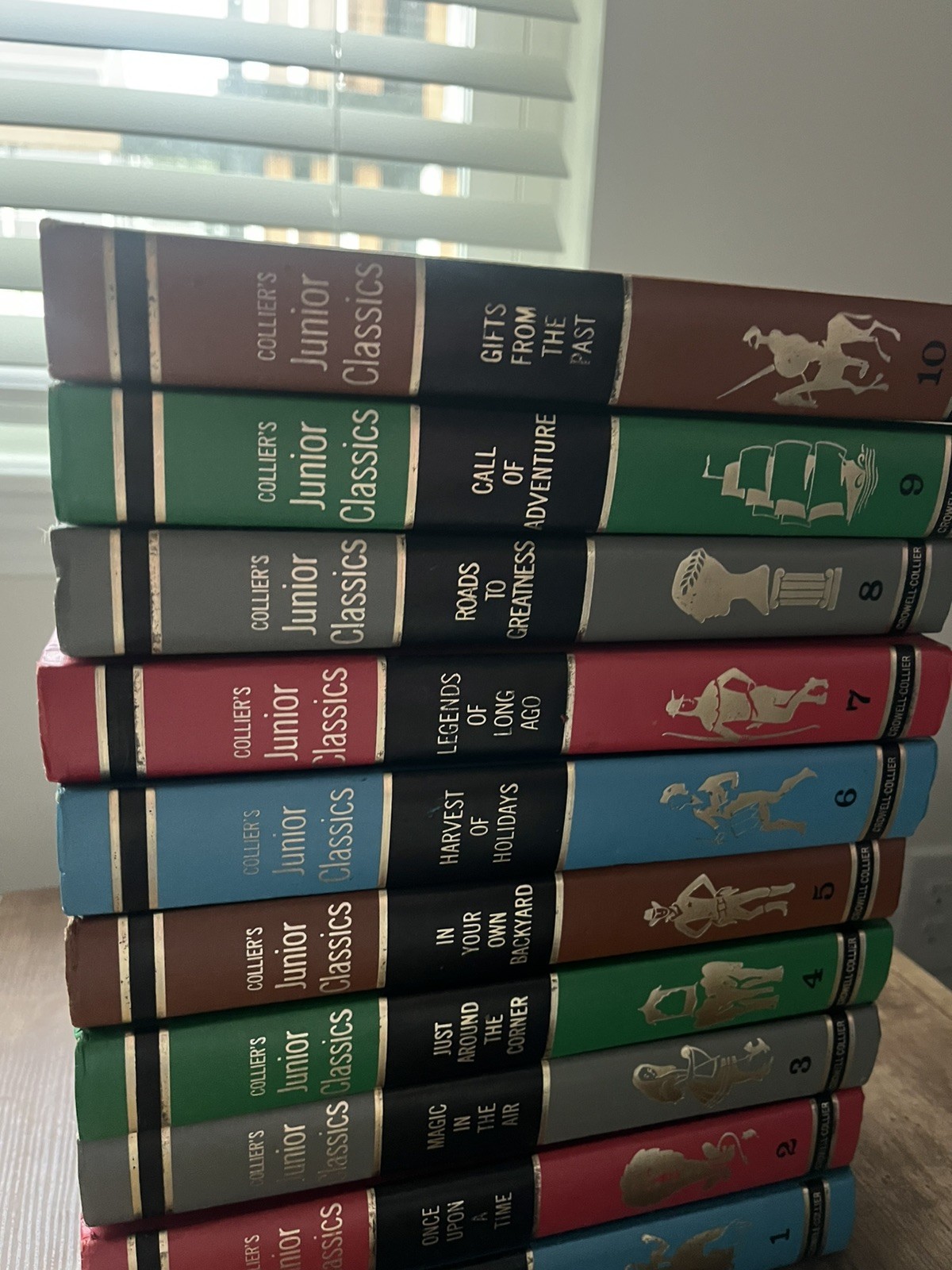Collier&rsquo;s Junior Classics (10 Volume Set) by Margaret Martignoni 1962