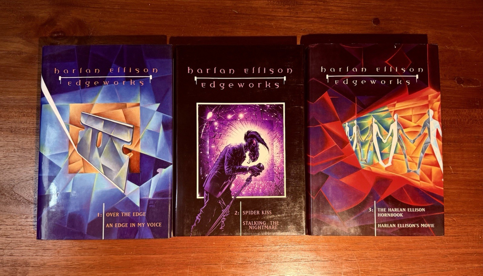 Edgeworks Vol. 1, 2 & 3 by Harlan Ellison First Edition HC Book Lot Rare OOP SF