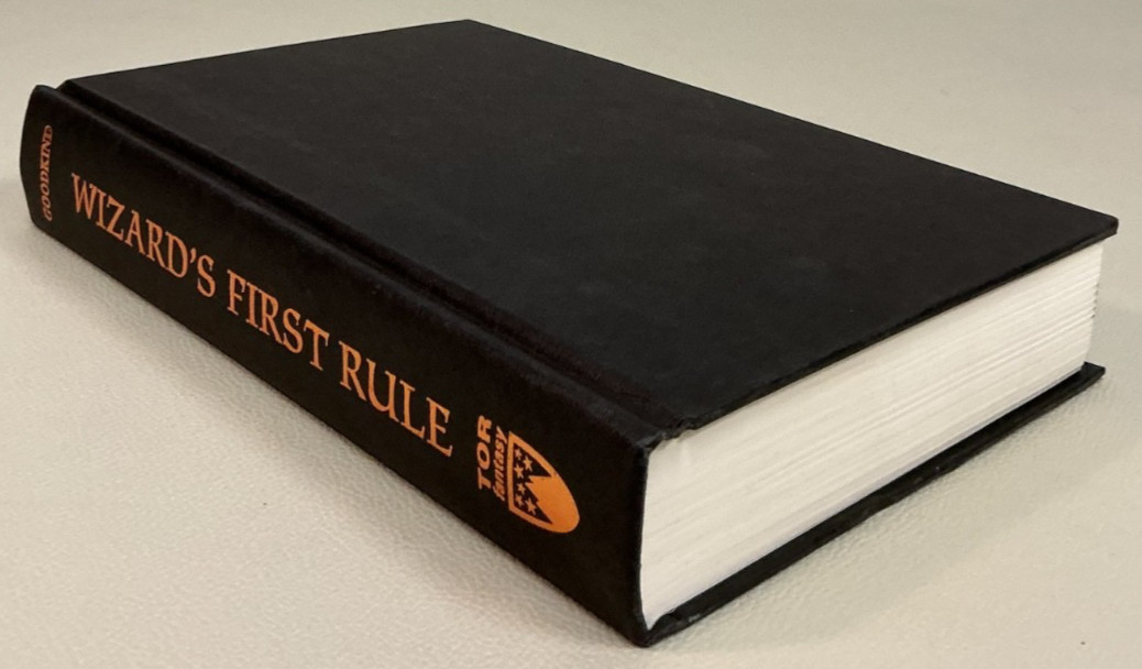 WIZARD&rsquo;S FIRST RULE Terry Goodkind DEBUT NOVEL! 1st Ed/1st Print HCDJ Sept. 1994