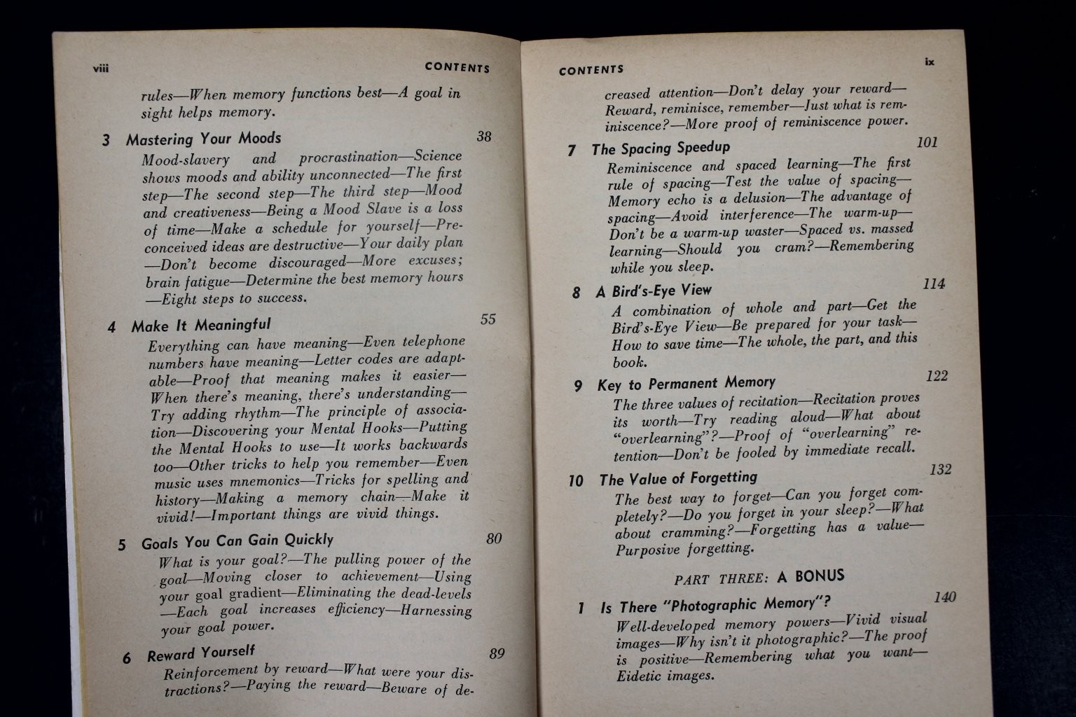 10 Days to a Successful Memory Joyce Brothers 1959 Permabook Psychology PB