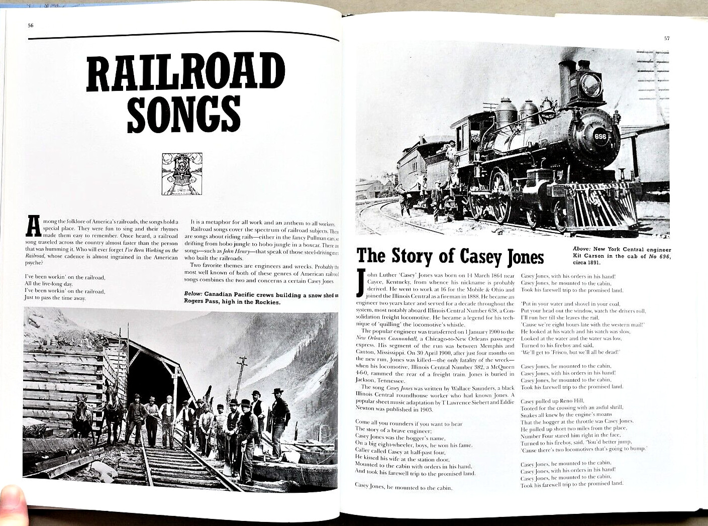 THE ROMANCE & FOLKLORE OF NORTH AMERICA&rsquo;S RAILROADS ~ HARDBACK BOOK ~ 176 PAGES