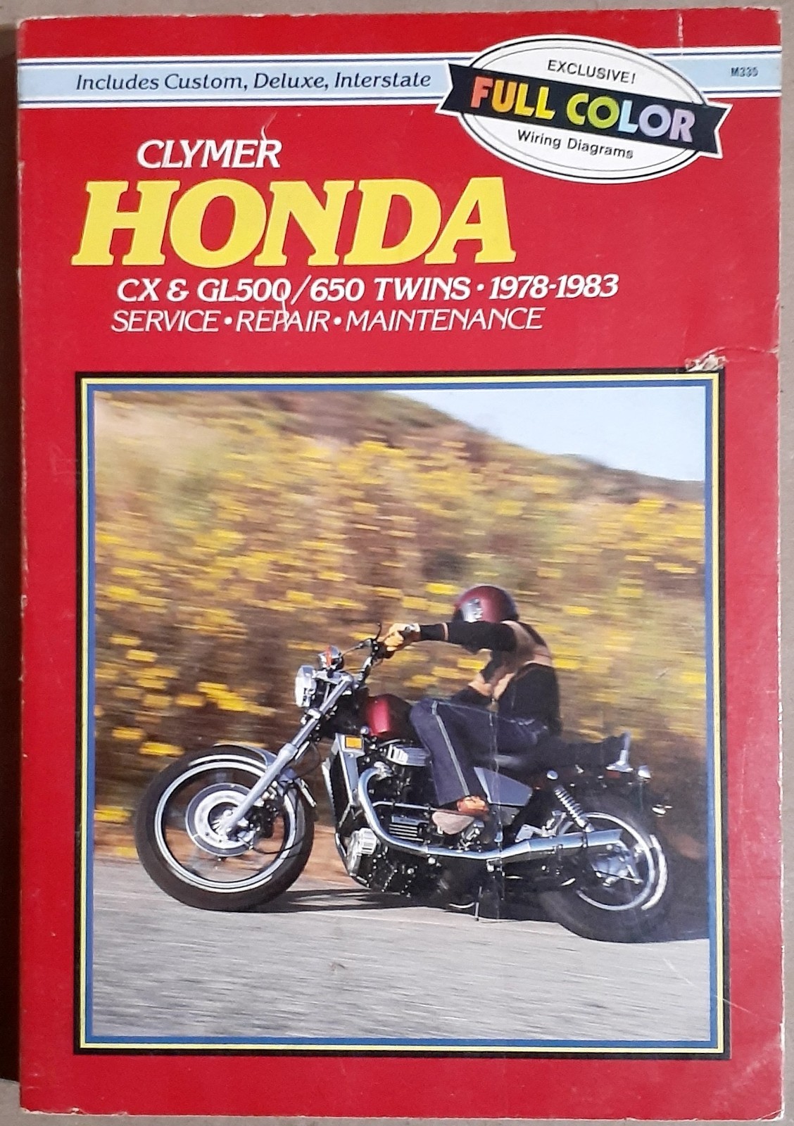 Clymer Honda CX/GL500/650 Twins 1978-1983 Maintenance/Service/Repair Manual VG