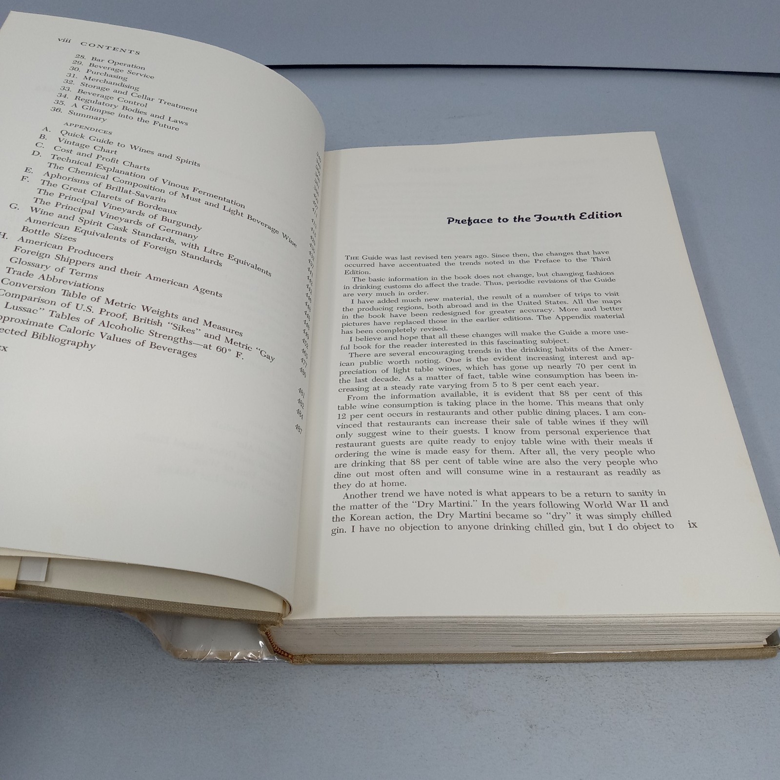 Grossman’s Guide to Wines, Spirits, and Beers: 1964 Charles Scribner’s Sons HC