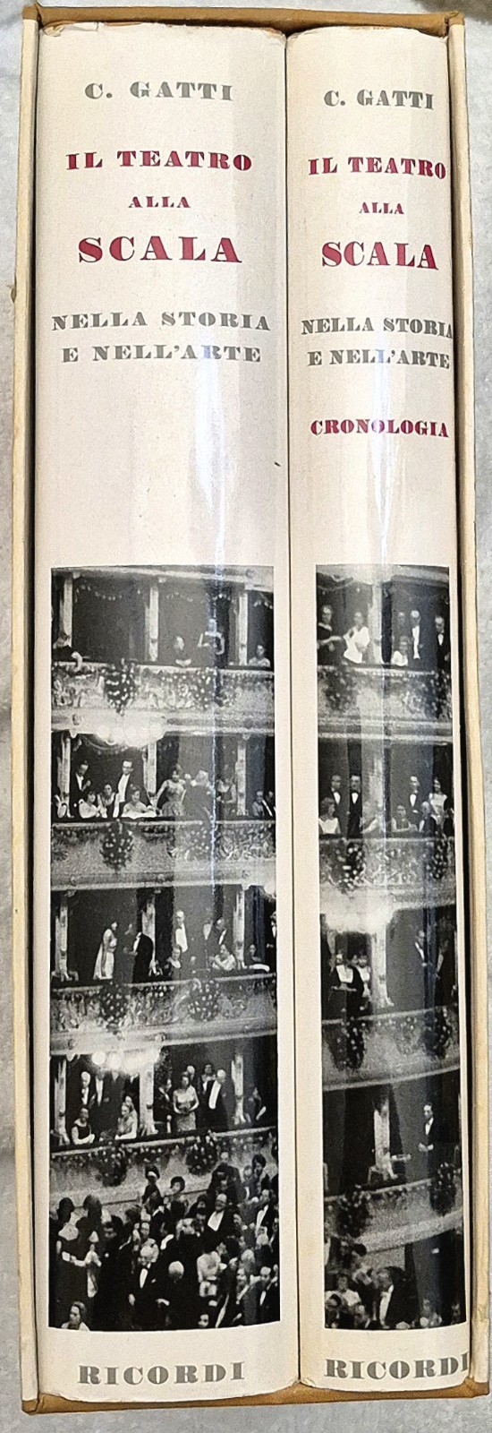 Il Teatro Alla Scala (Gatti · 1964 · 2 Vol Slipcased Set w/ DJs ) VG