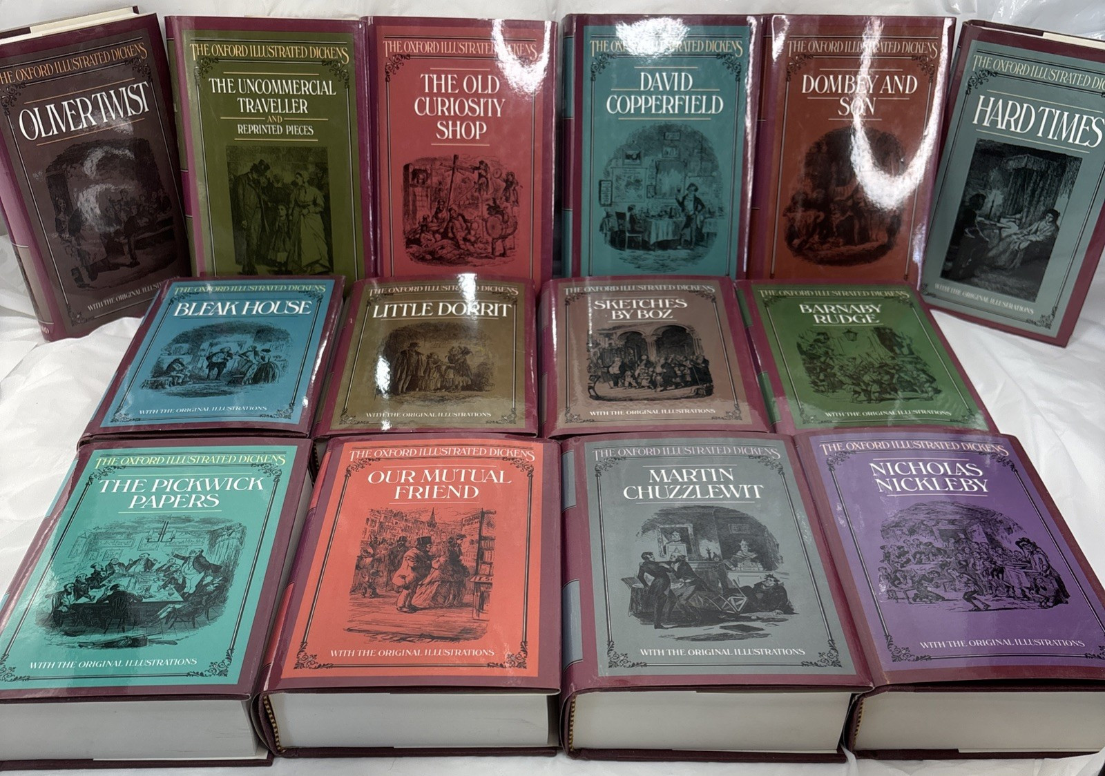 The Oxford Illustrated Dickens, by Oxford University Press, Lot of 14