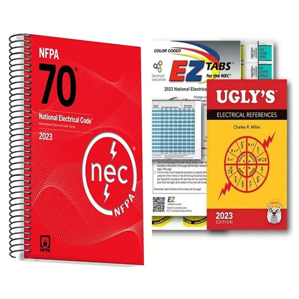 NFPA 70 2023 NEC Code Book + Ugly&rsquo;s Electrical Ref Spiral + EZ New Stock