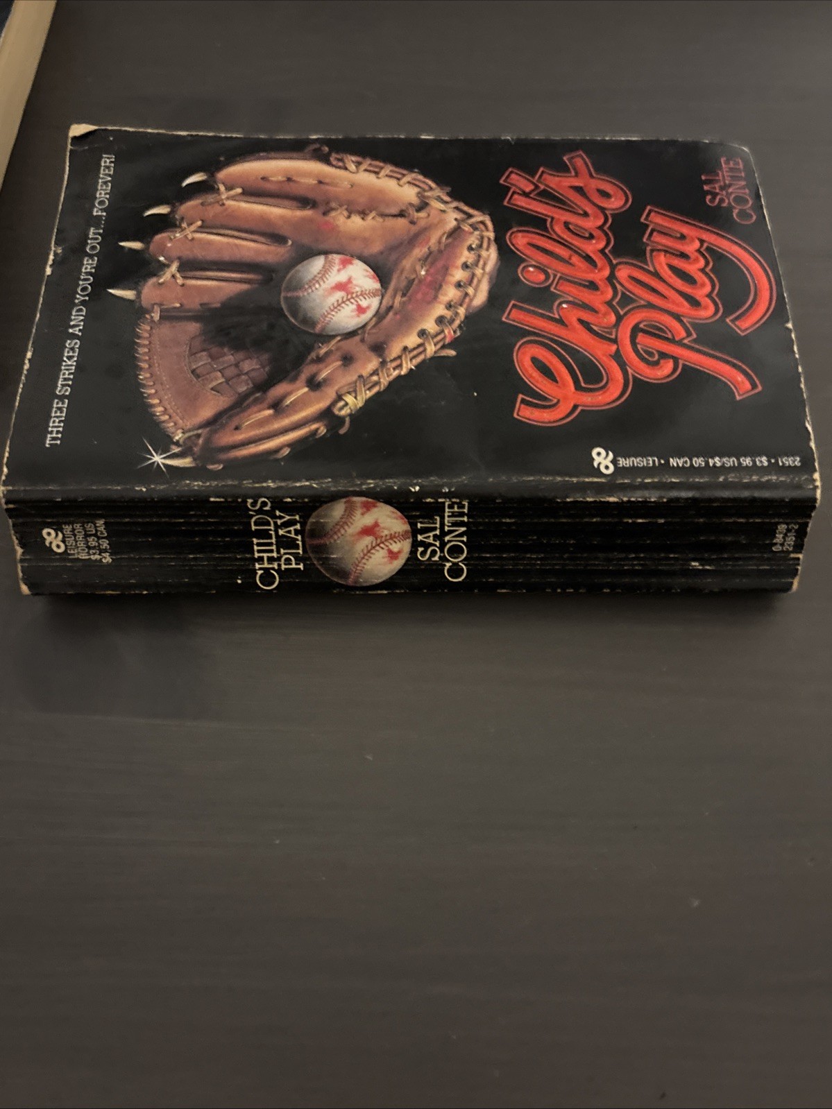 Child&rsquo;s Play Sal Conte, vintage paperback 1986 ed. 1980s horror book