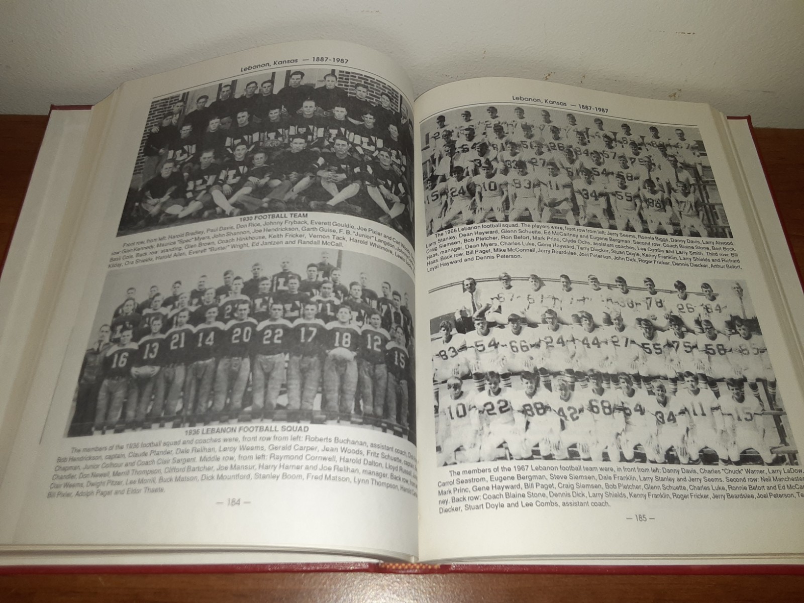 A CENTURY AT THE CENTER 1887-1987 Lebanon, Kansas Centennial Volumes 1 & 2 HC