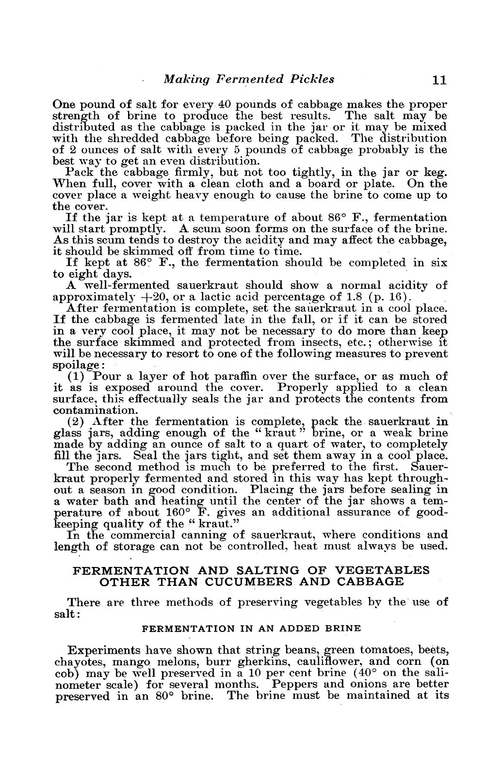 1924 Making Fermented Pickles USDA Farmers&rsquo; Bulletin No. 1438 Cook Book 18 Pages