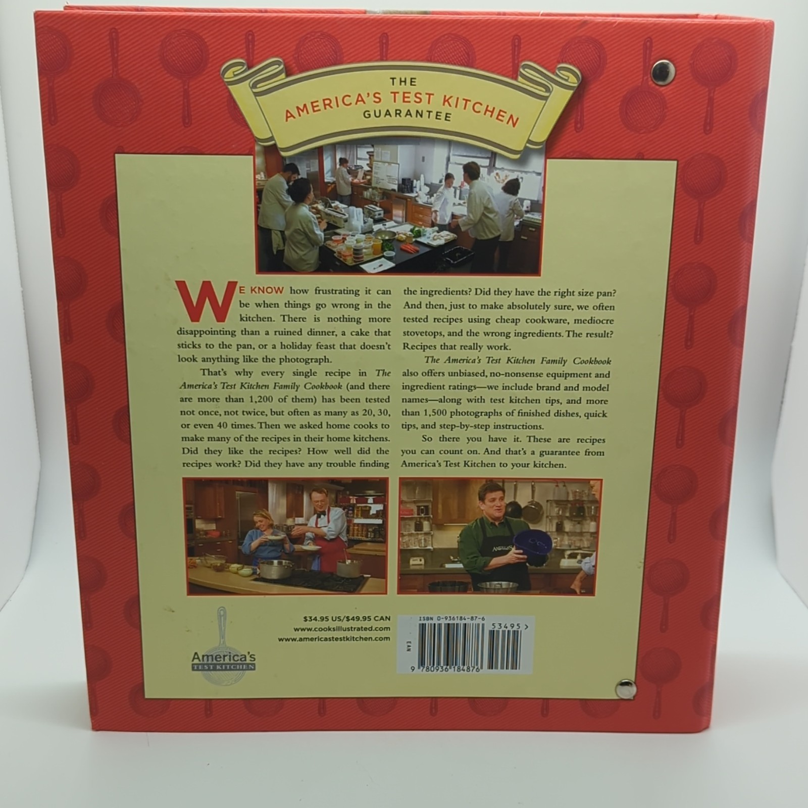 America&rsquo;s Test Kitchen Family Cookbook Ring/Wire Bound 2006 Illustrated