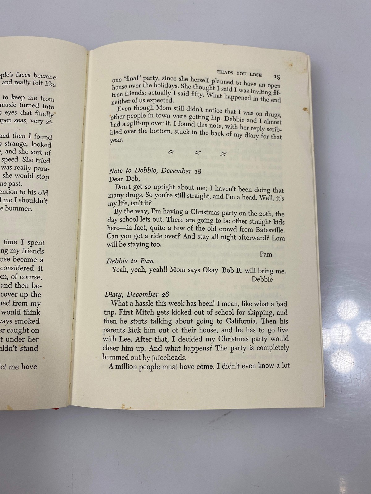 Heads You Loose by Pamela Hall Ex-library 1971 HC