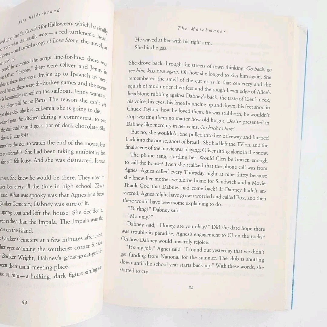 The Matchmaker by Elin Hilderbrand FIRST EDITION 2014 Hardcover Book