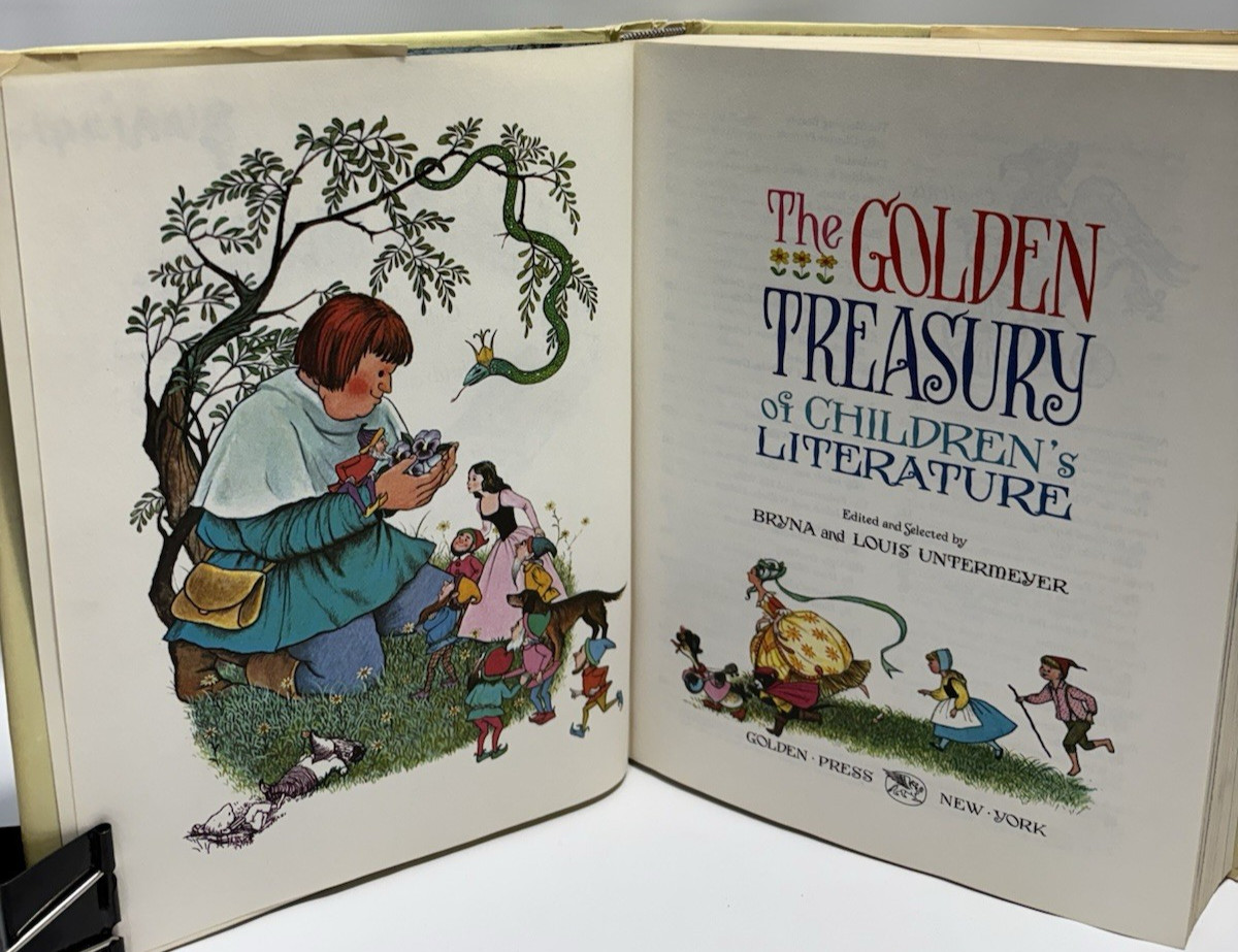 The Golden Treasury of Children&rsquo;s Literature by Bryna & Louis Untermeyer, 1966