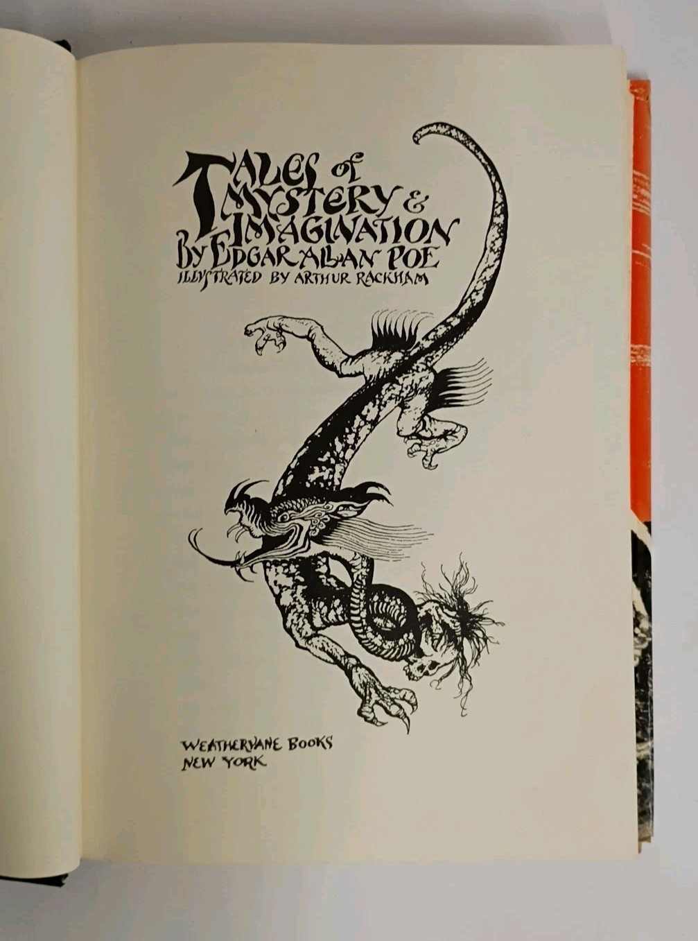 Vintage 1935 « POE&rsquo;S TALES OF MYSTERY & IMAGINATION » 317-Page Hardcover