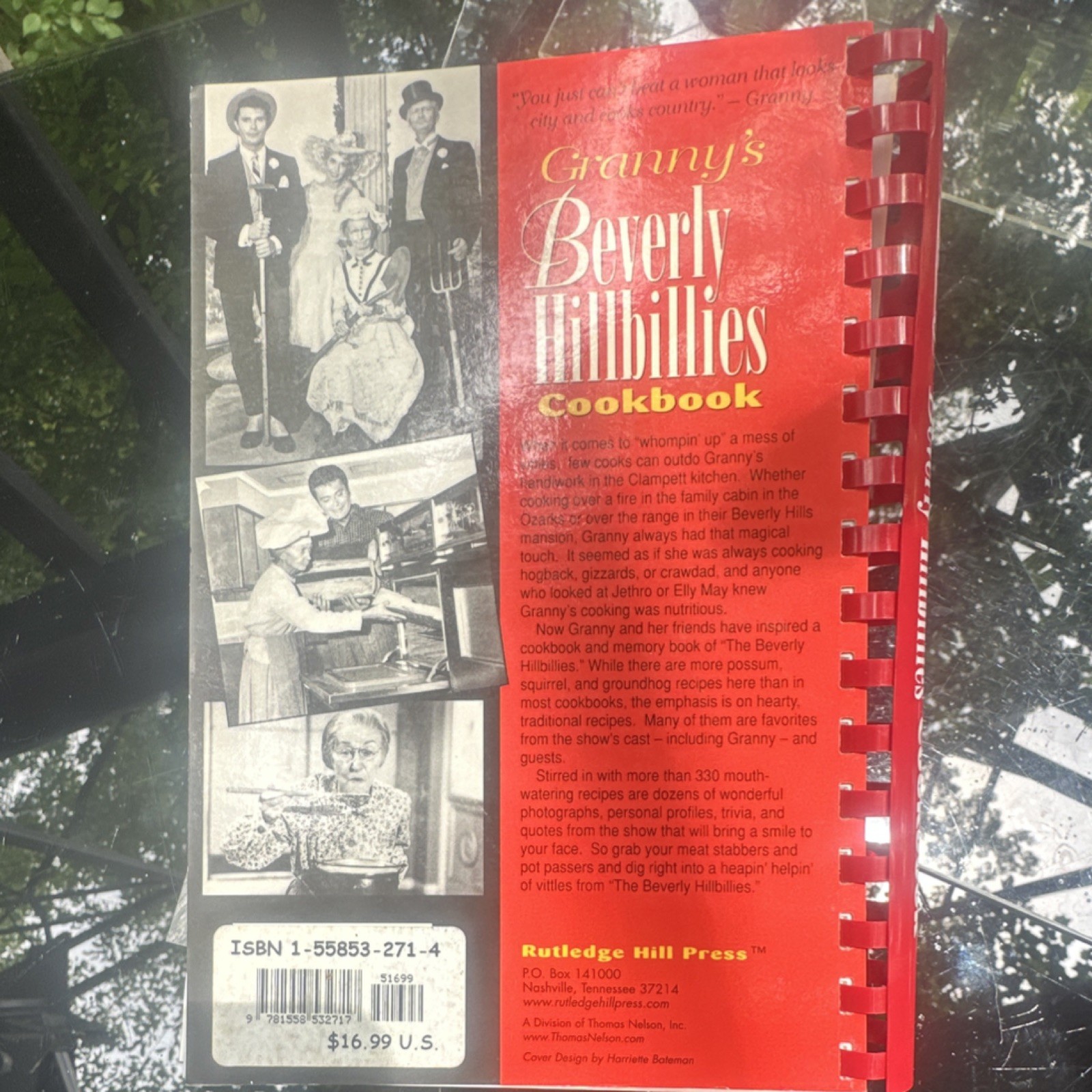 Beverly Hillbillies Granny&rsquo;s Cookbook Spiral Bound Jim Clark Ken Beck 1994