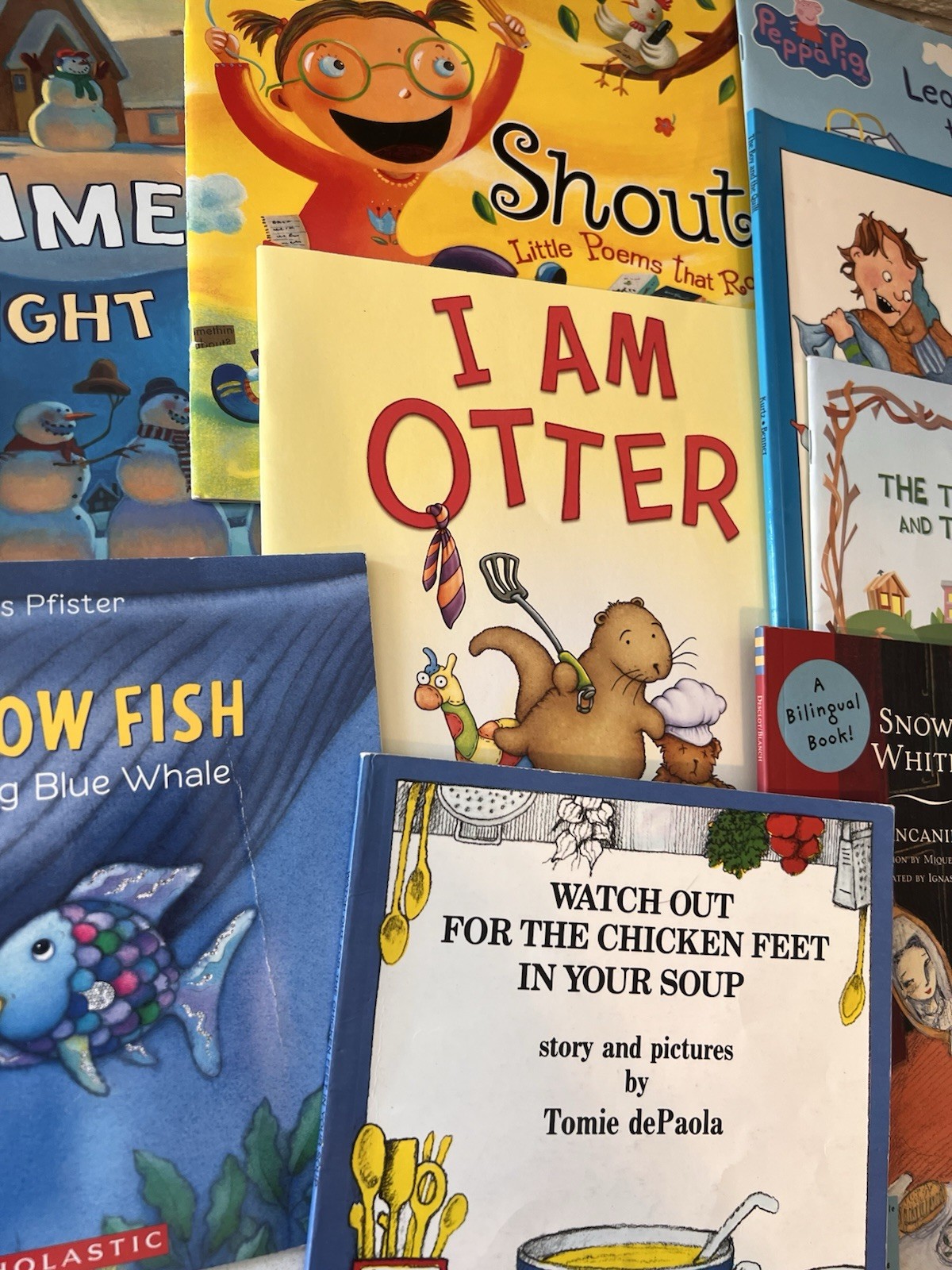 Picture Book Lot of 10 Books for Children&rsquo;s Kids Toddler Daycare Rainbow Fish
