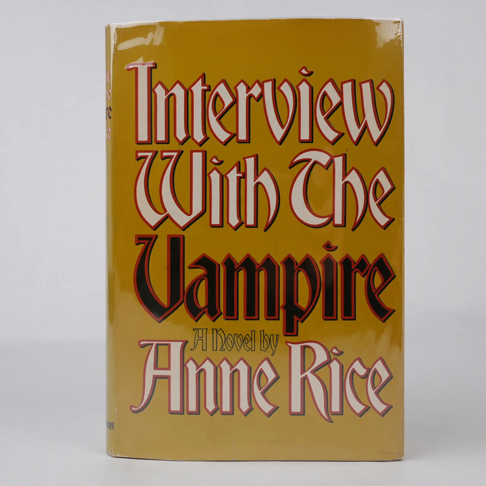 Interview with the Vampire by Anne Rice (Knopf, 1976) BCE Vintage Horror HC