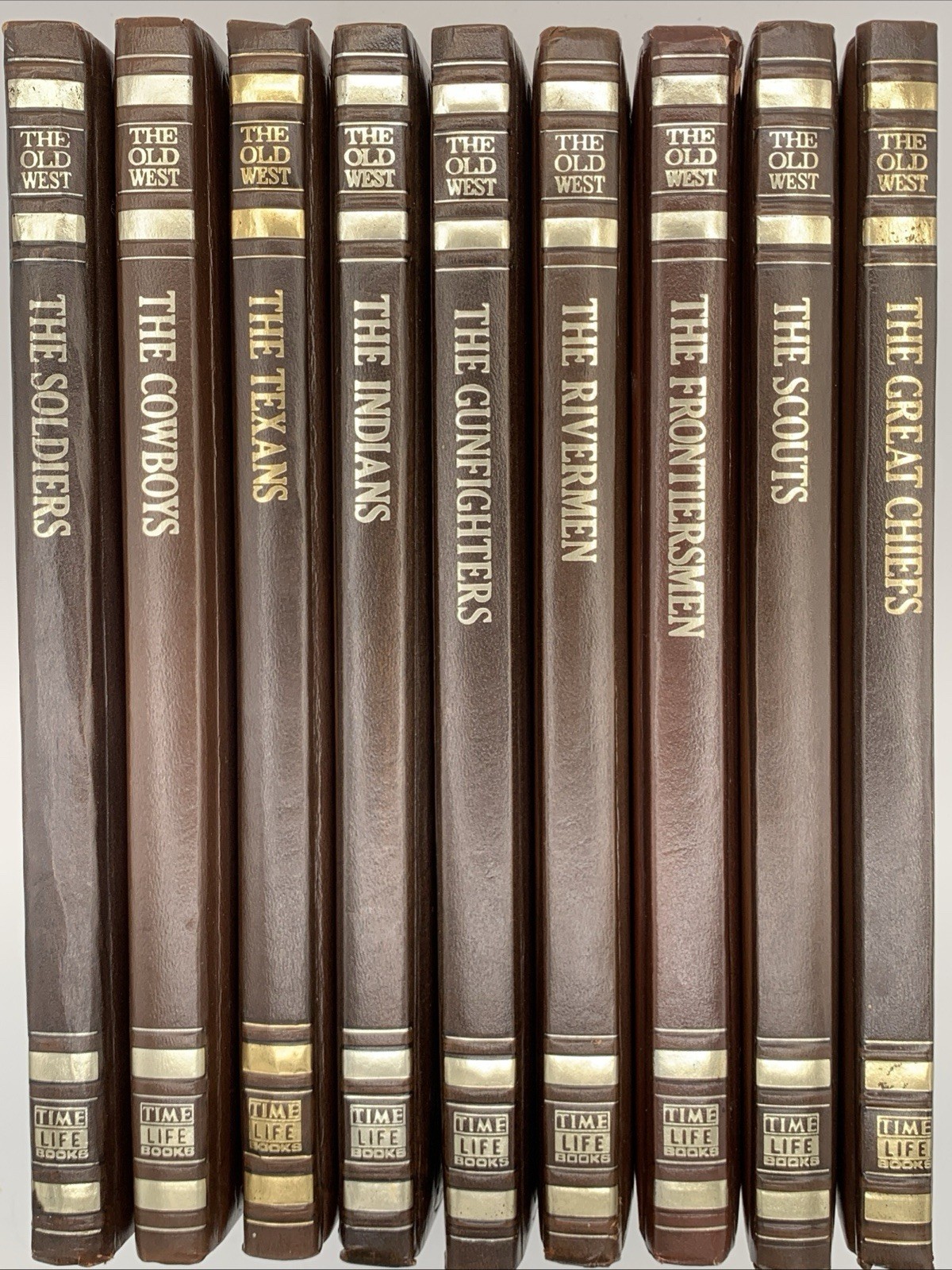 Lot of Nine of the Old West Series, 1970&rsquo;s Leather Cover, B155