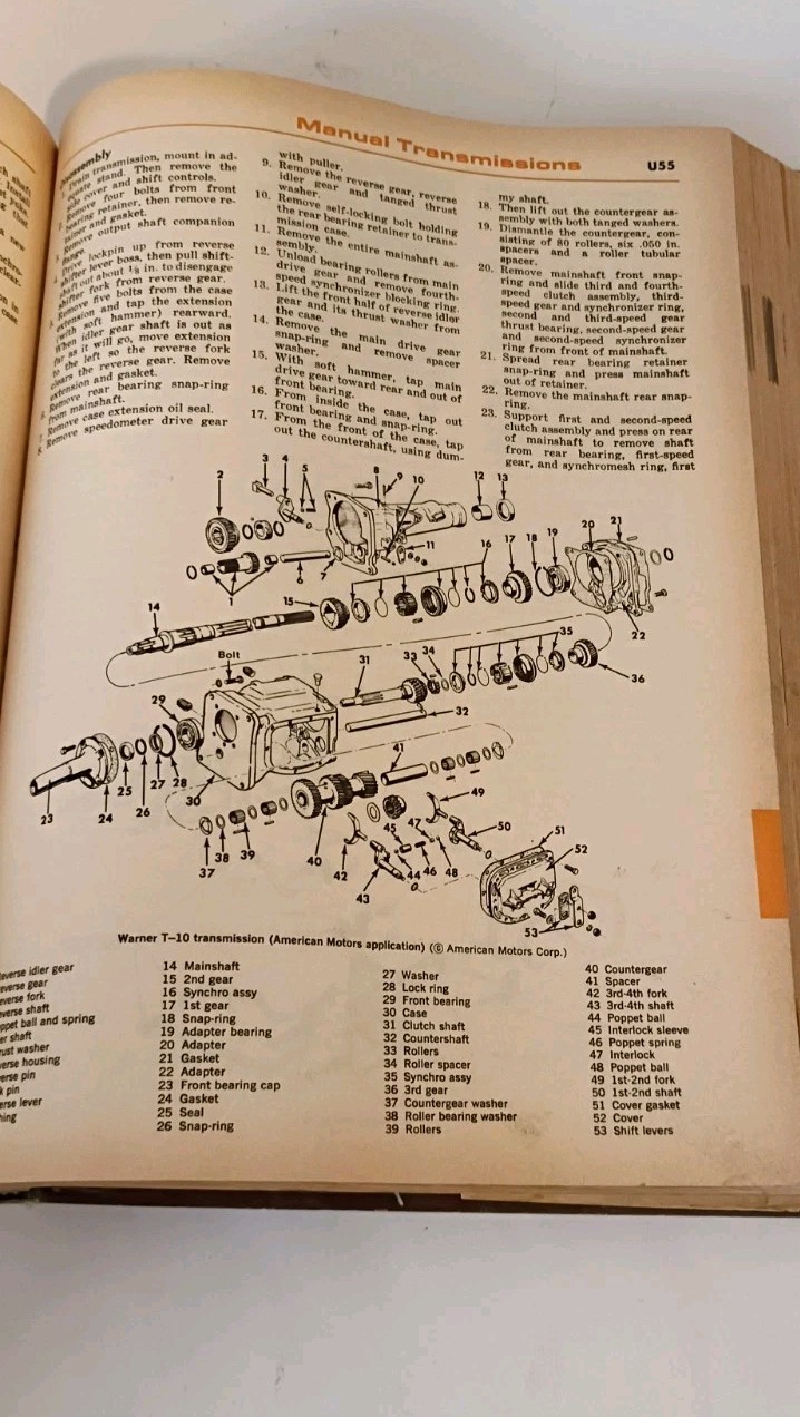Chilton&rsquo;s Auto Repair Manual Book; American Cars from 1966 to 1973