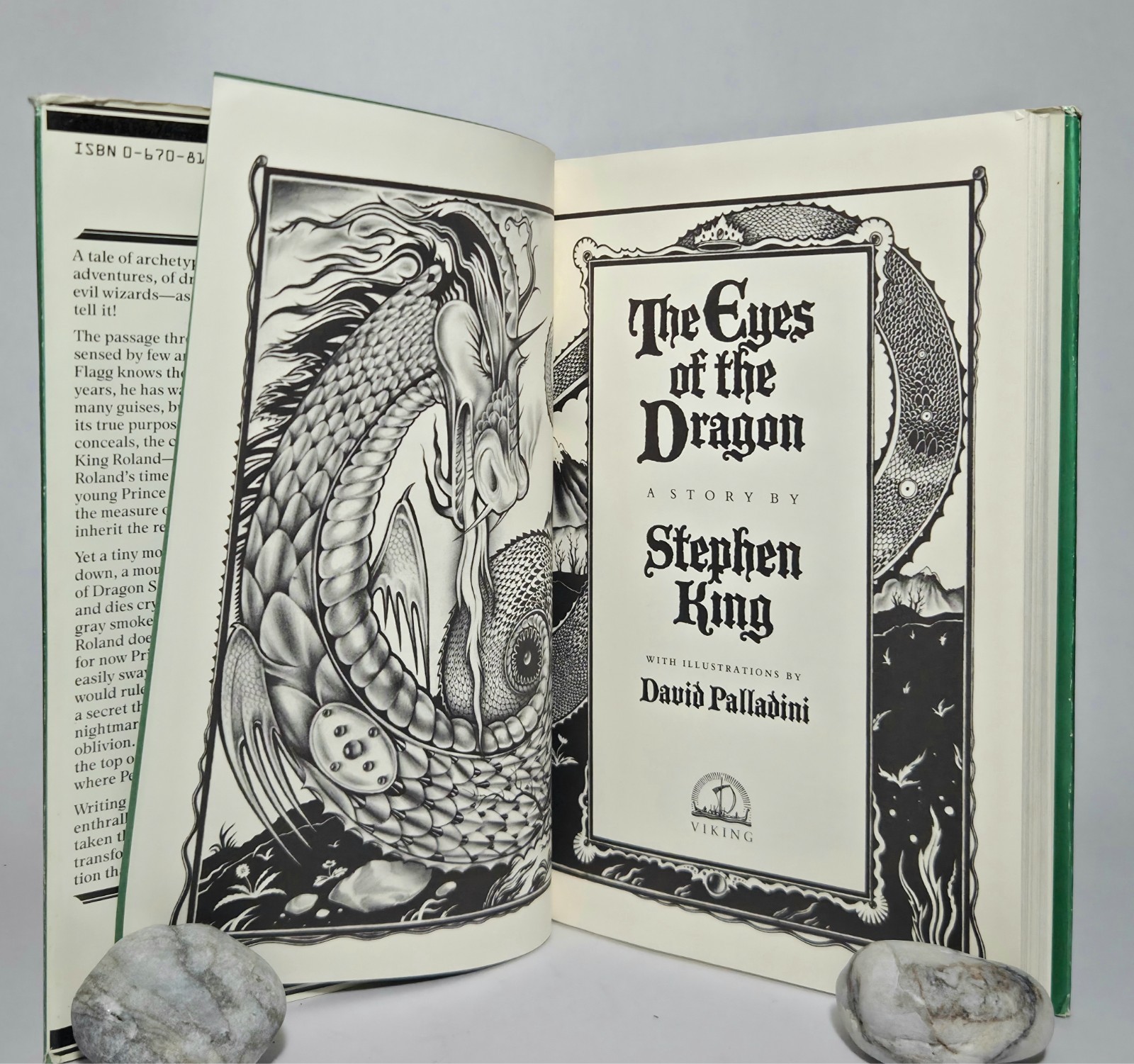 The Eyes of the Dragon Stephen King TRUE First Edition First Print HC $18.95 DJ