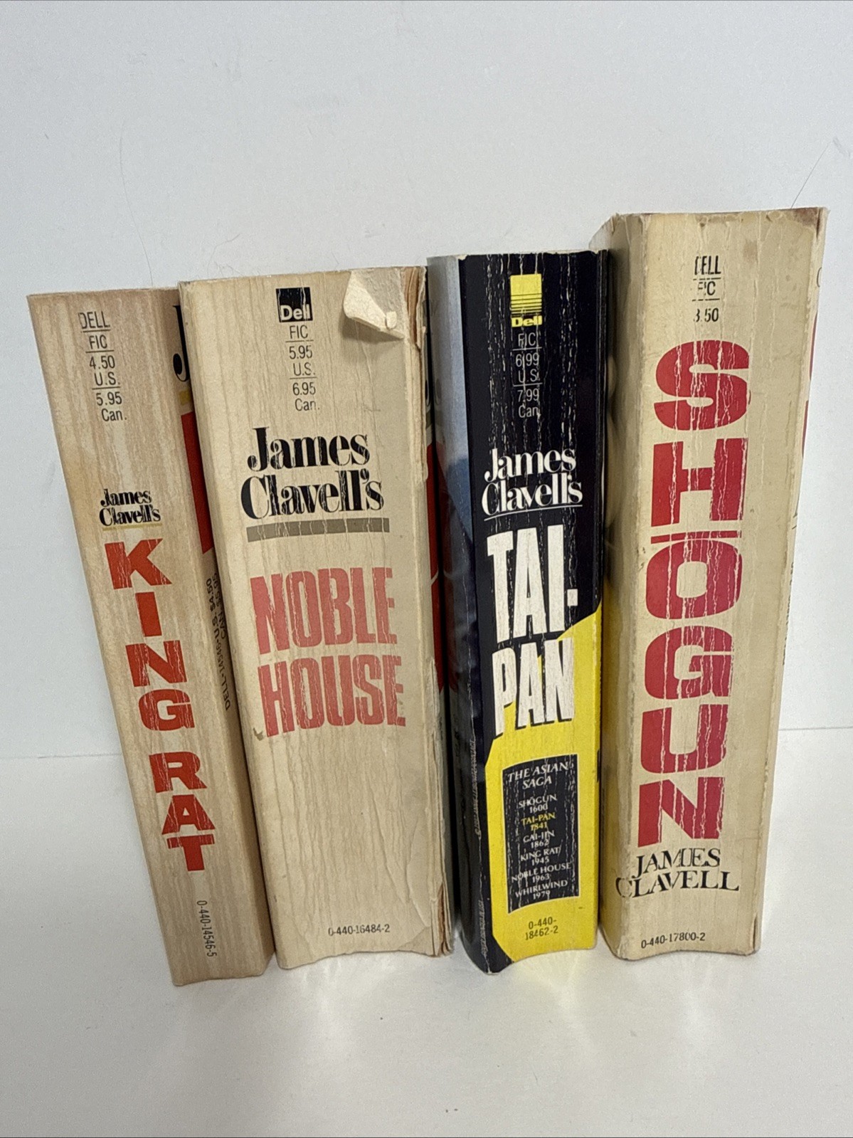 James Clavell Asian Saga Lot of 4 Paperback Books