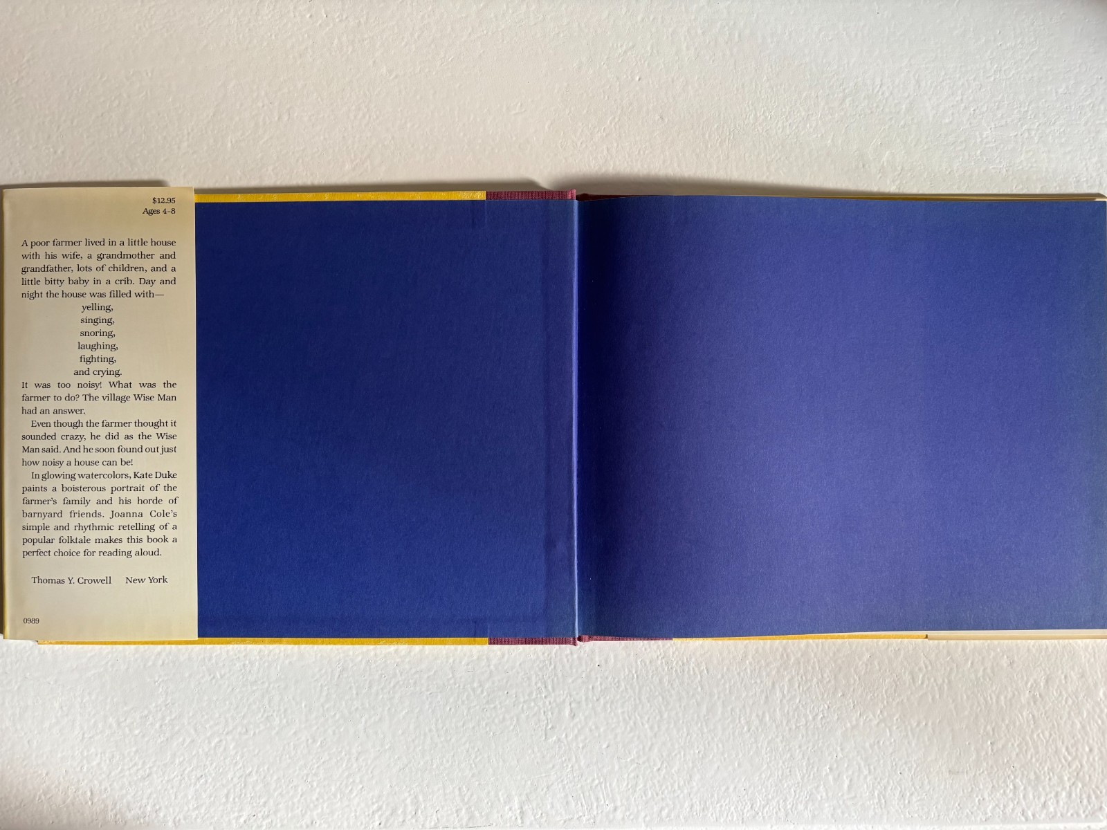 It&rsquo;s Too Noisy! by Joanna Cole – 1989 First Edition Hardcover with Dust Jacket