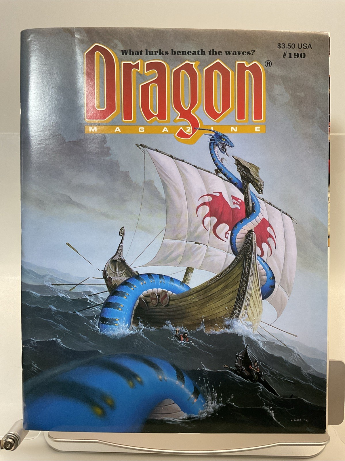 TSR Dragon Magazine #190 « Monsters of the Deep, In Poseidon&rsquo;s Lair »