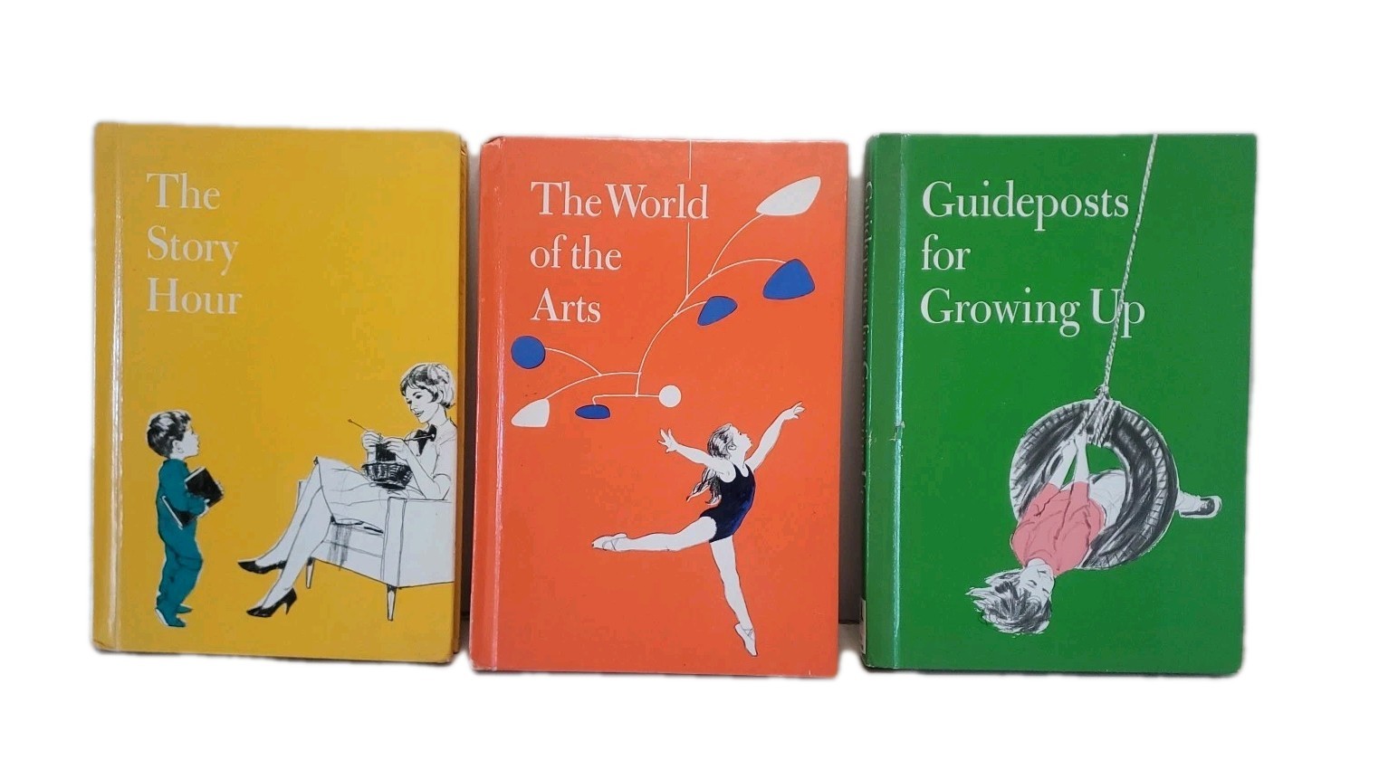 Set Of 3 Vtg Child Horizons Hardcover Books Story Hour The Arts & Guideposts