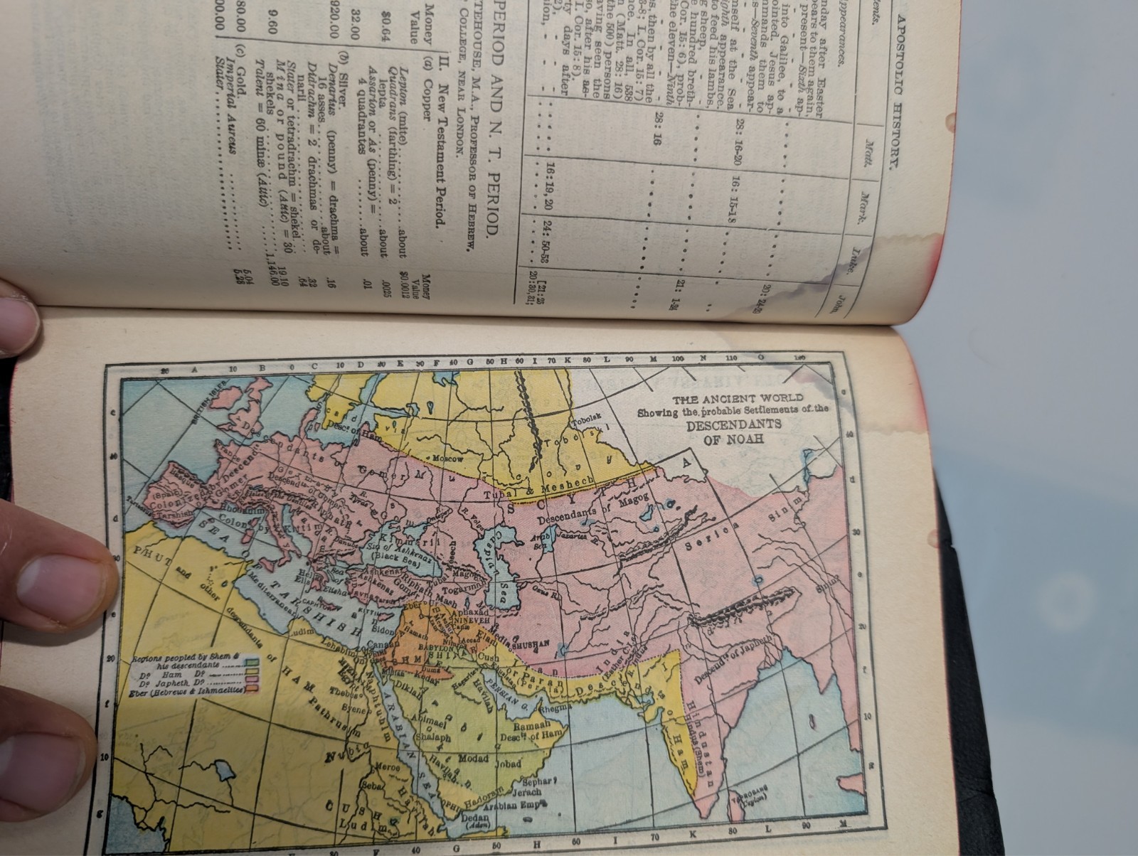 Vintage Holy Bible Illustrated With the Words of Christ Printed in Red (1940&rsquo;s)
