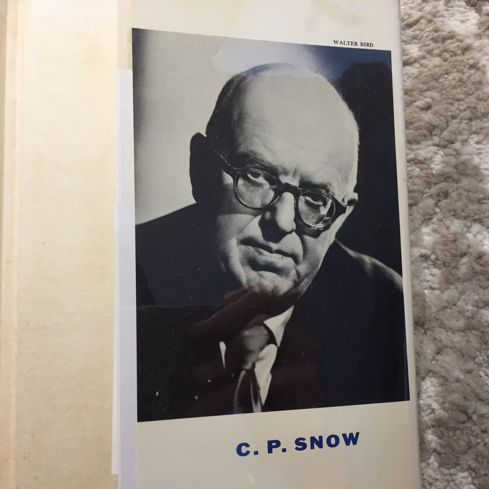 Strangers and Brothers C. P. Snow 1960 Charles Scribner’s Sons Idealism SIGNED