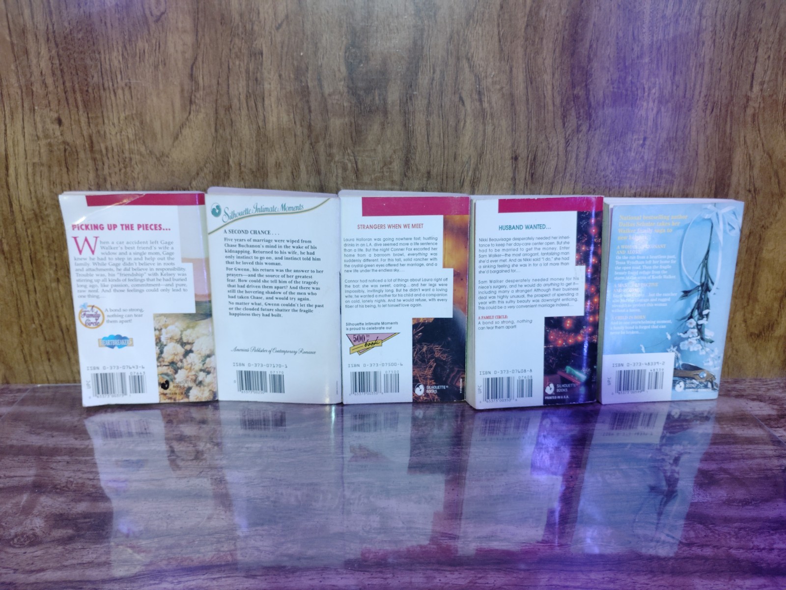 Dallas Schulze Lot 5 Vintage Silhouette Romance Intimate Moments Tessa&rsquo;s Child S