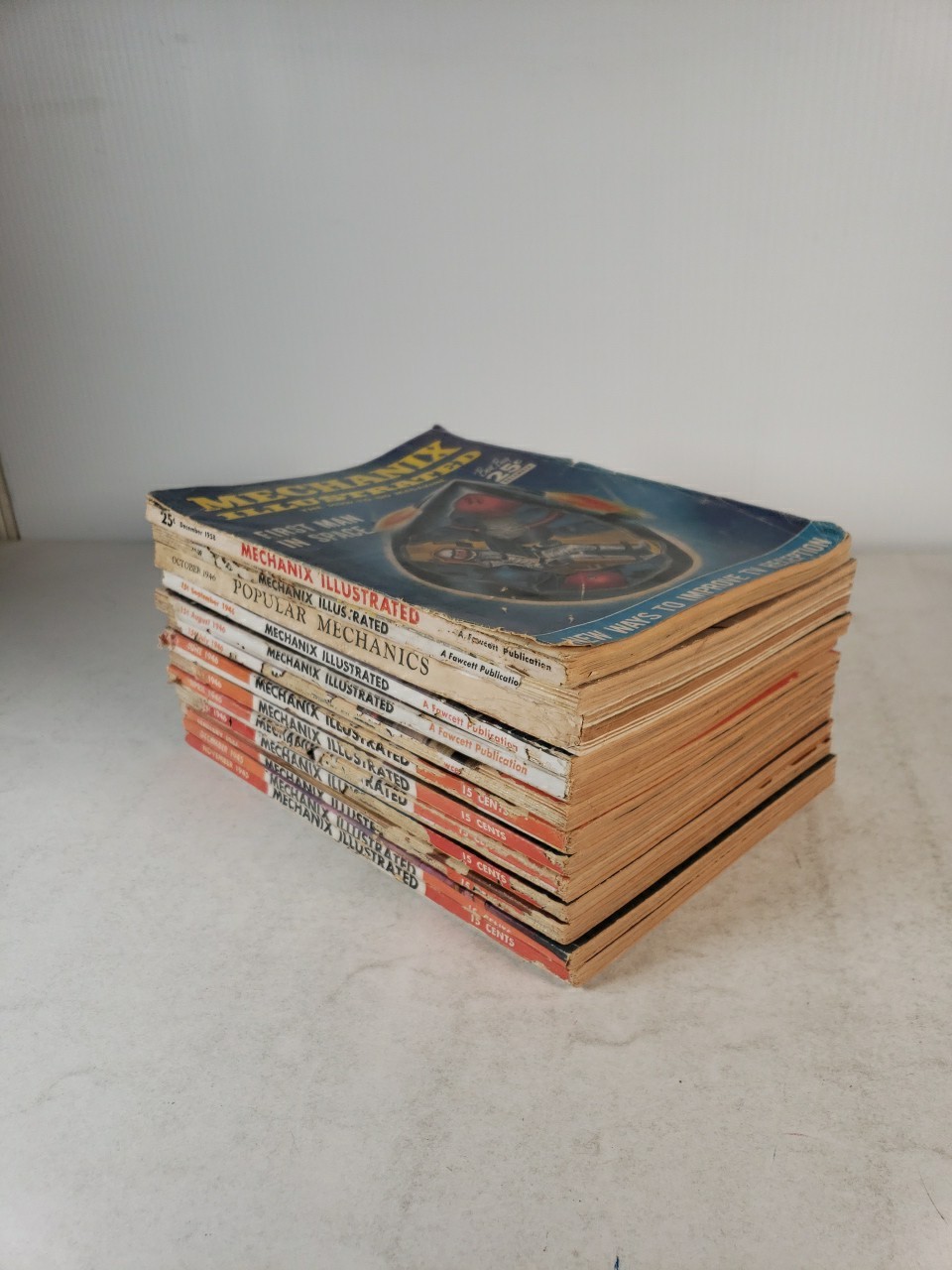 Popular Mechanics Vintage Magazines (13 Magazine Lot) 1945 – 1958