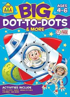 School Zone – Big Dot-to-Dots & – Paperback, by School Zone; Joan – Acceptable n