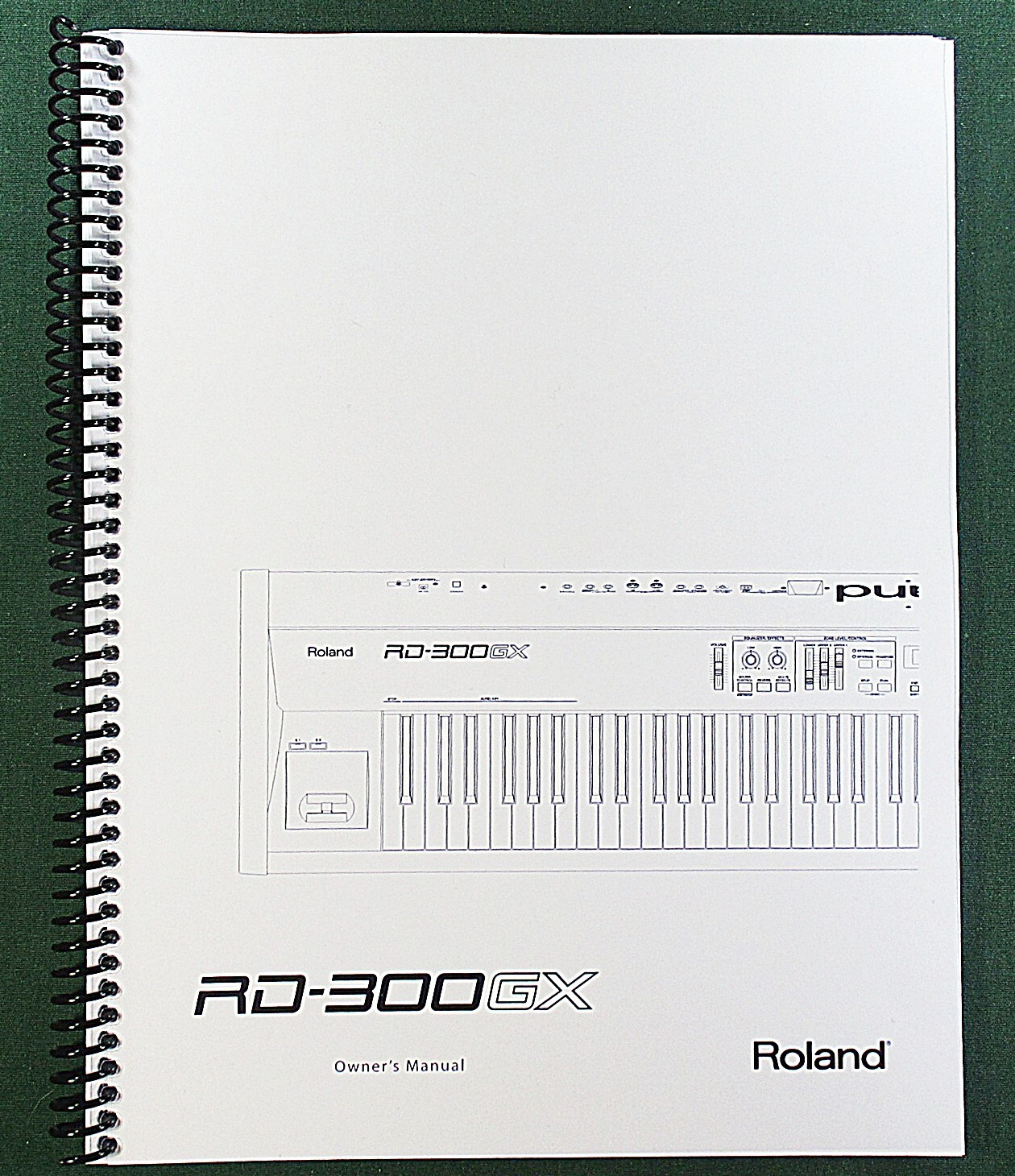 Roland RD-300GX Owner&rsquo;s Instruction Manual: 108 Pages & Protective Covers!