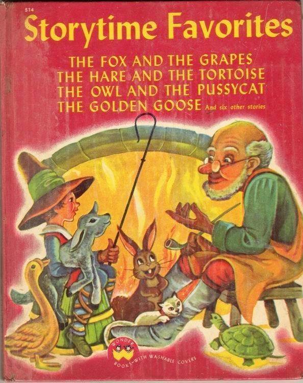 Storytime Favorites, Wonderbook, 1947 Vintage children&rsquo;s story book