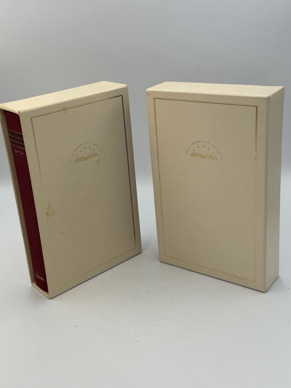 Debate On The Constitution Part One & Two Library Of America HC Slipcase Set