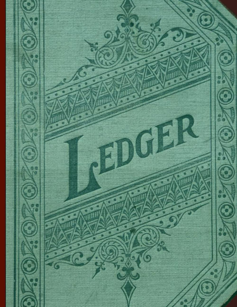 3 Column Accounting Ledger Book 8.5×11&Prime; | 100 Pages Business Finance Log