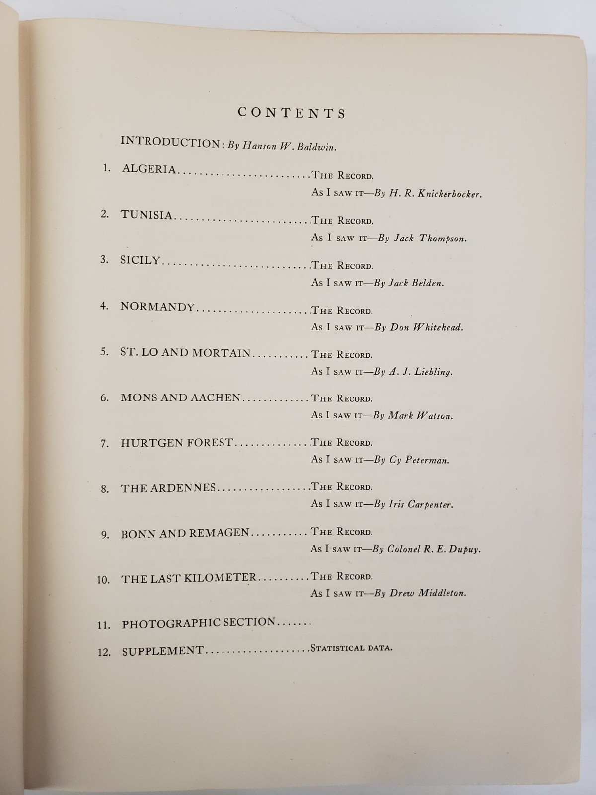 Danger Forward – First Division in World War II – WWII Veteran&rsquo;s Annotations