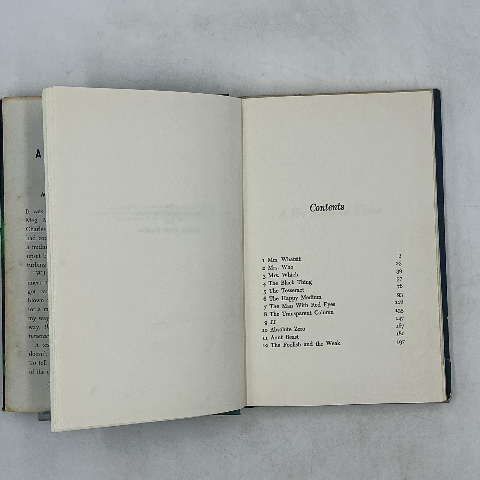 A WRINKLE IN TIME Madeleine L&rsquo;Engle 1962 1st Ed HC DJ Vintage Blue BCE