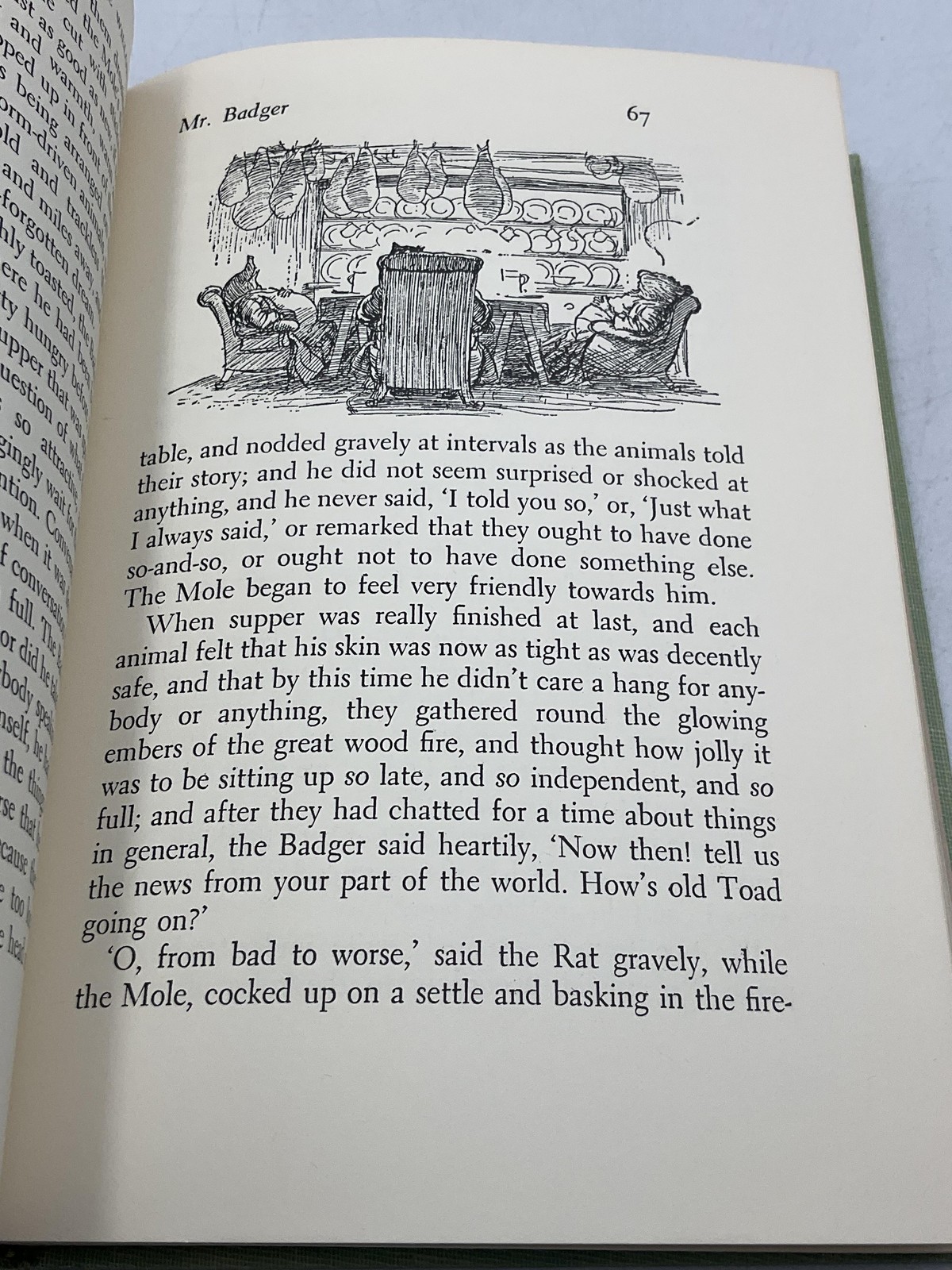 THE WIND IN THE WILLOWS Kenneth Grahame 1965 Hardcover Charles Scribner&rsquo;s Sons